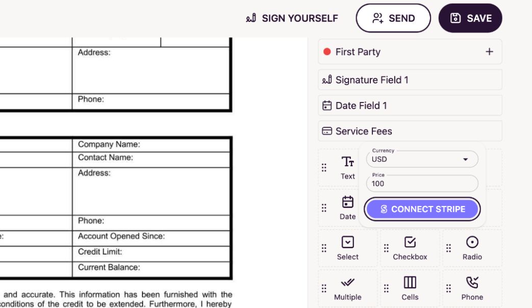 Payment Field