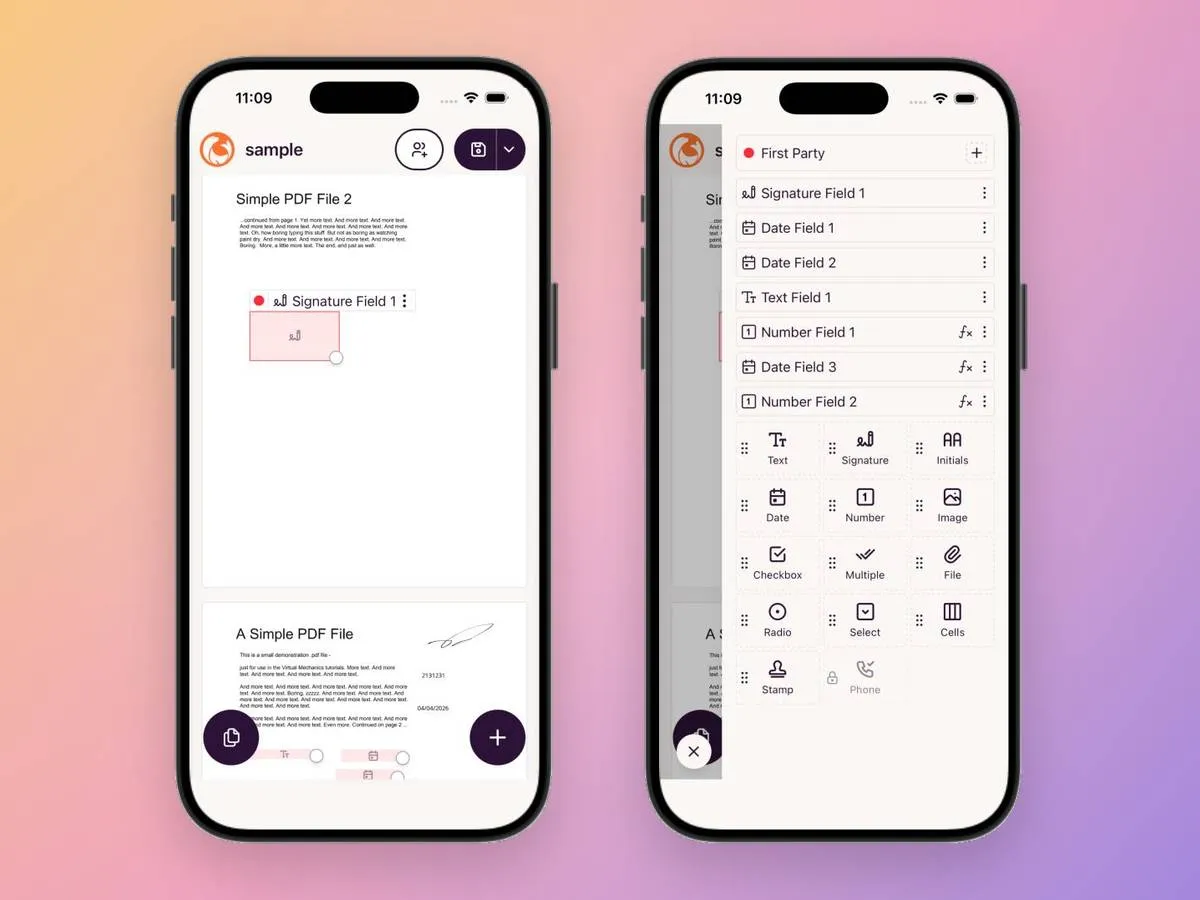 Form Builder Optimized for Mobile