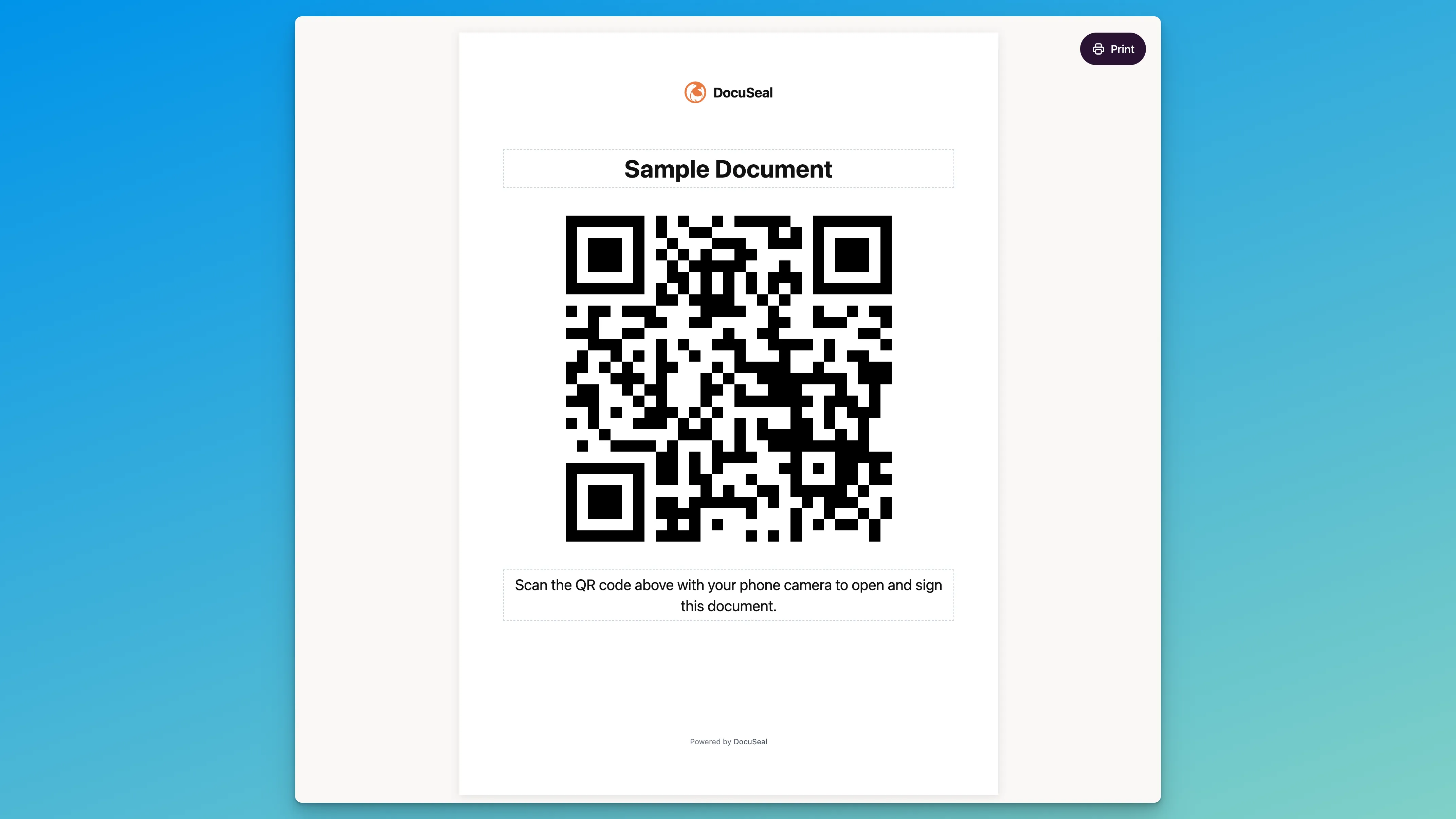 Accessibility Support, QR Code Printing, and MCP Field Prefilling