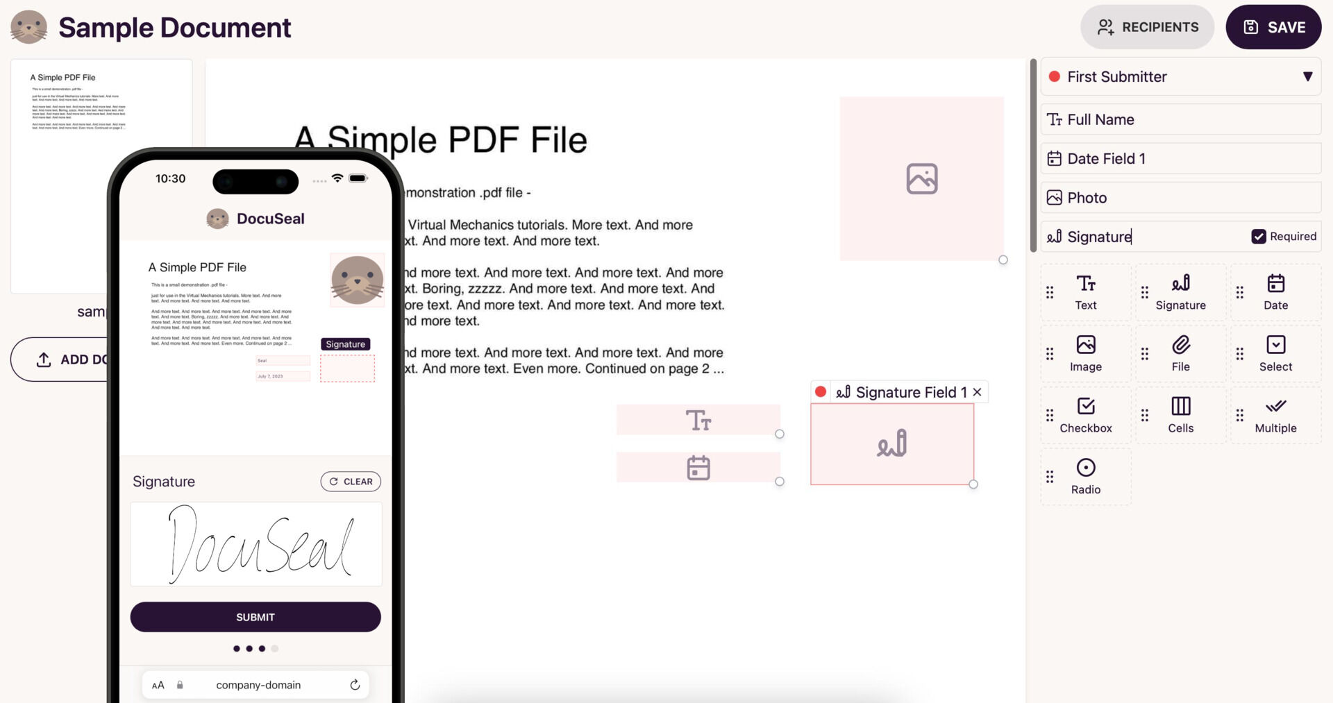 DocuSeal Demo