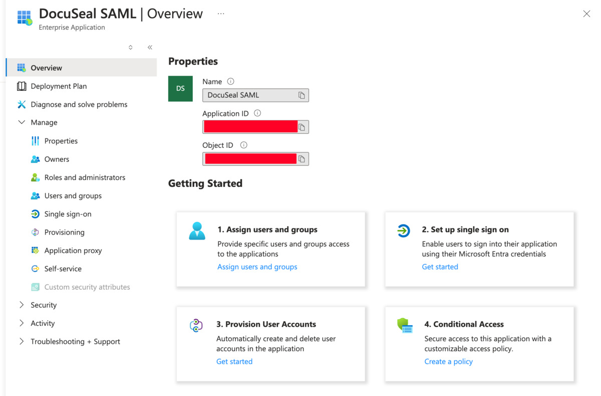 Microsoft Entra ID Set Up Single Sign-On