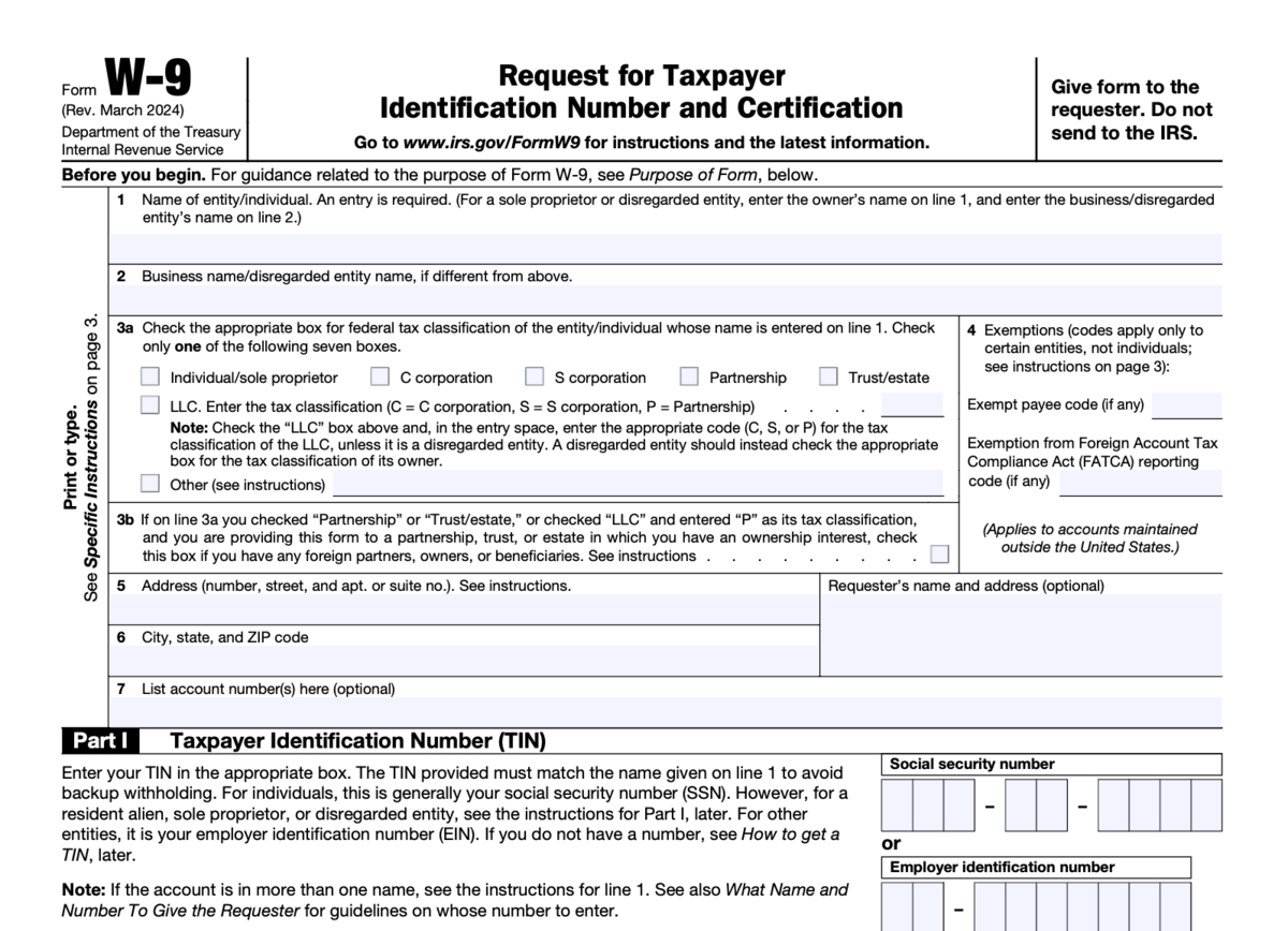 W-9 Form