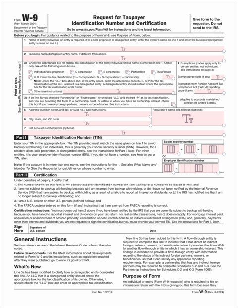 W-9 Form