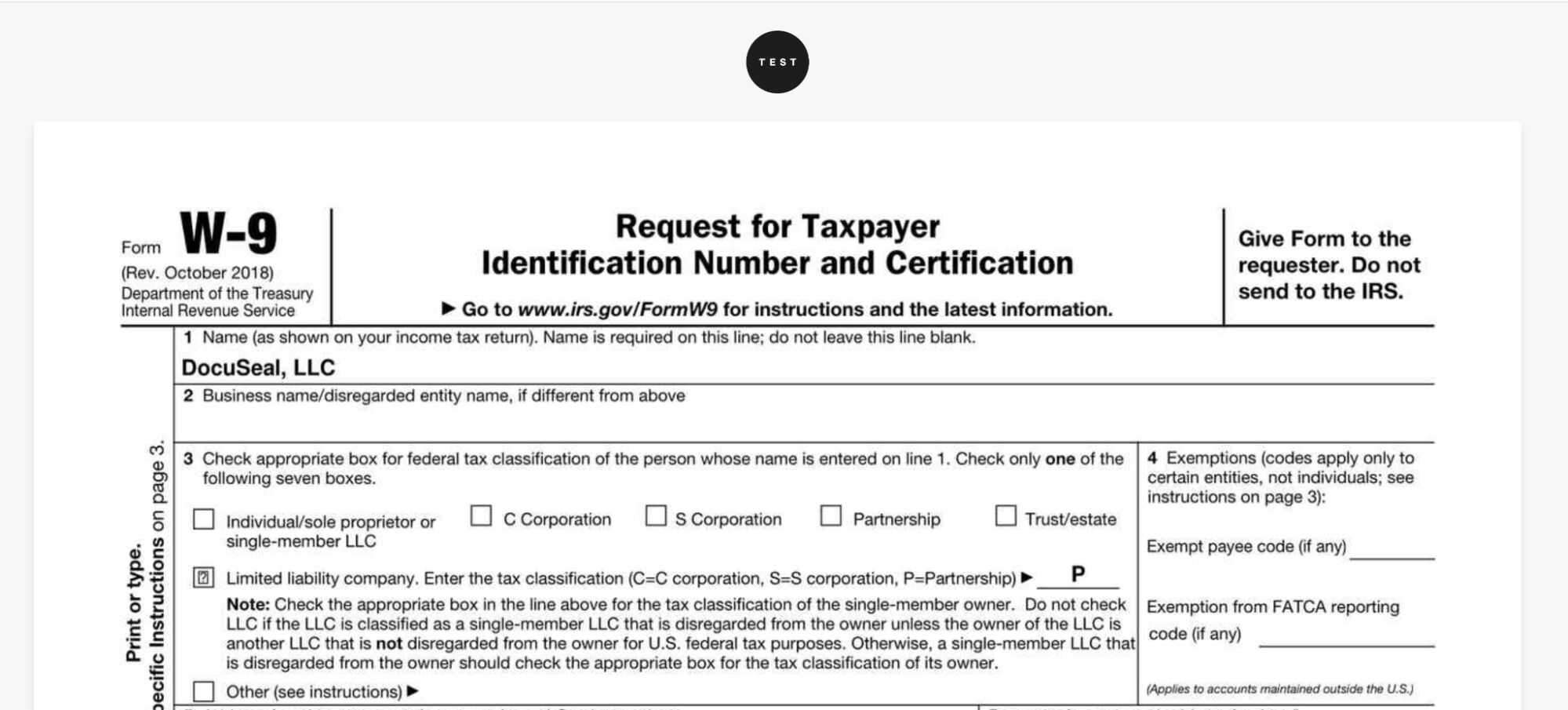 Document Preview with Company Logo