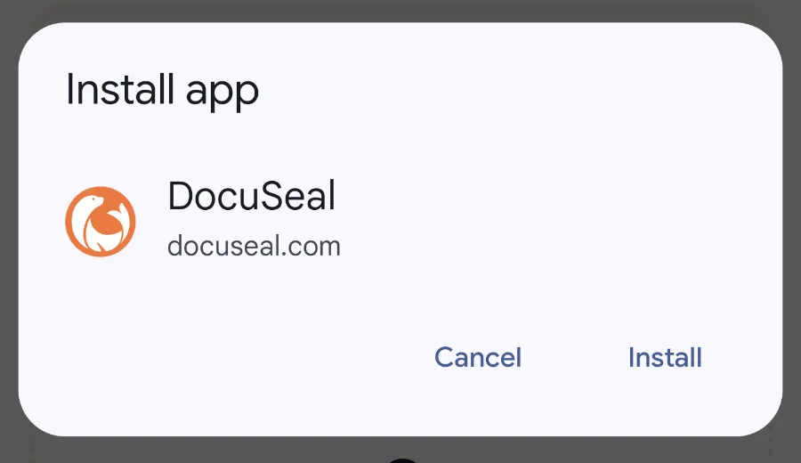Google Chrome Add PWA