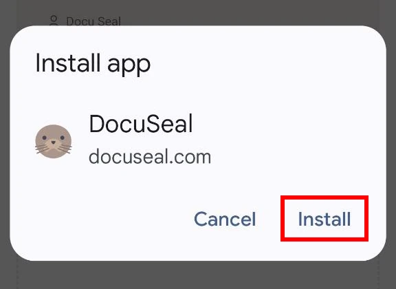 Google Chrome Add PWA