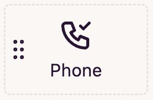 Template Builder Phone Field