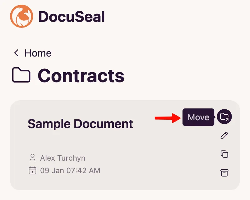 Move template to subfolder