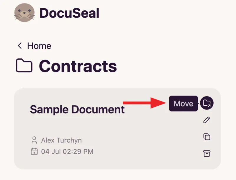 Move template to subfolder