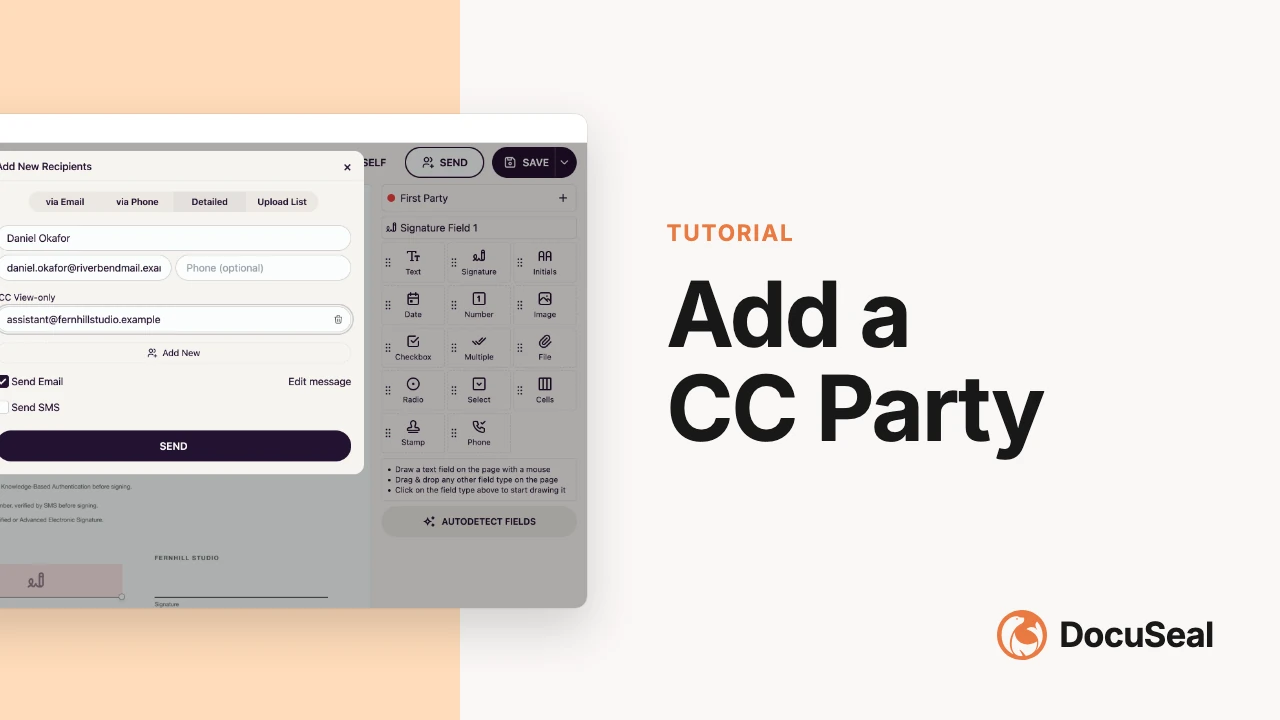 Add a CC view-only party video tutorial