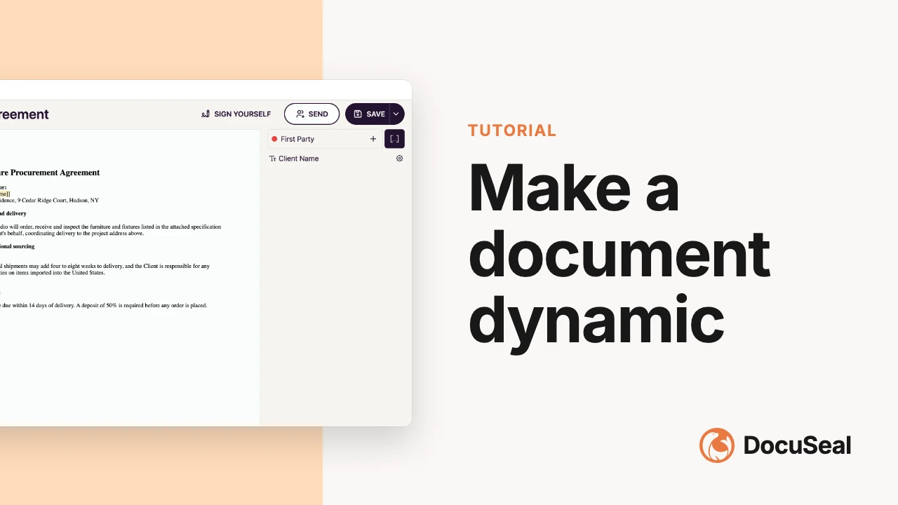 Create dynamic document templates video tutorial