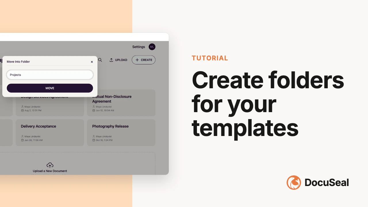 Create folders video tutorial