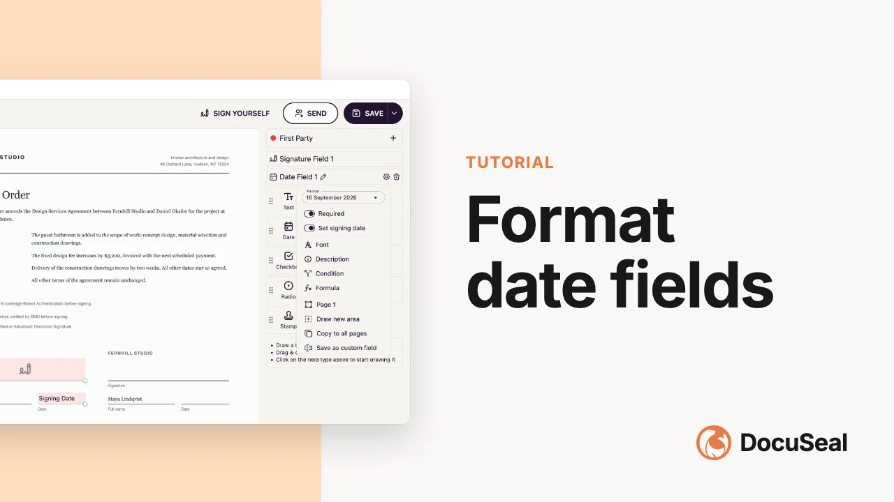 Format date field video tutorial