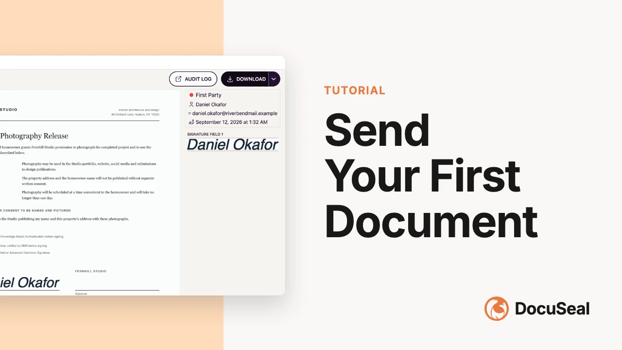 Quick start video tutorial