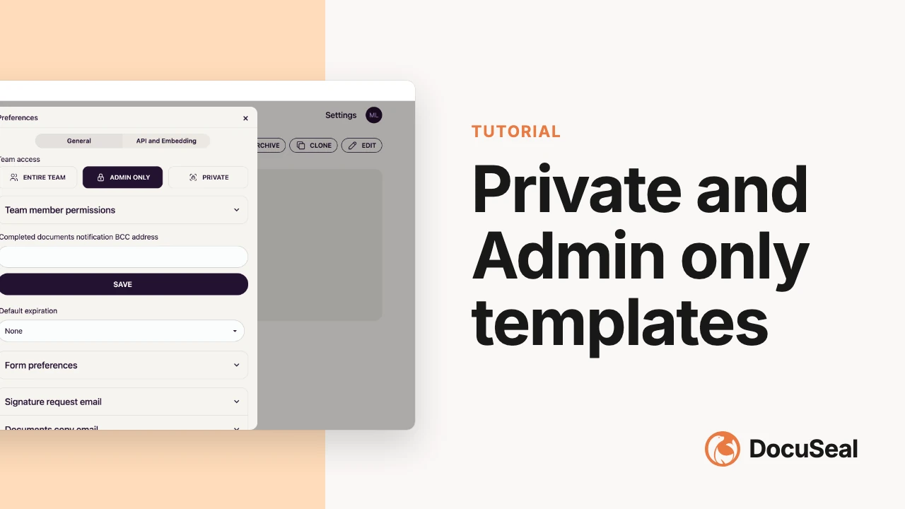 Use private and admin-only templates video tutorial
