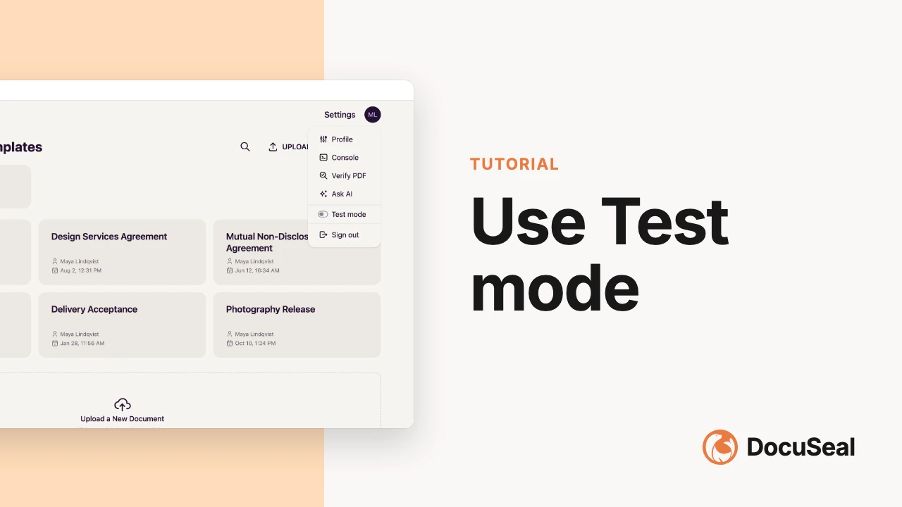Use Test Mode video tutorial