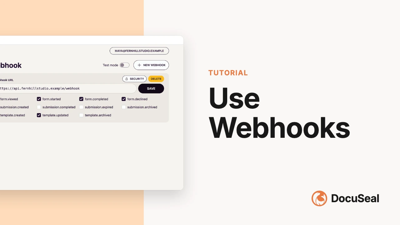 Use Webhooks video tutorial